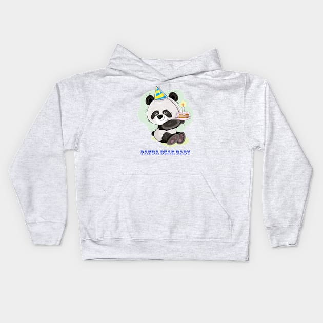 panda bear baby Kids Hoodie by This is store